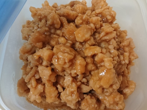 鶏胸ひき肉で肉味噌 レシピ 作り方 By エドワード 楽天レシピ
